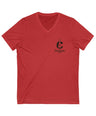 Unisex Jersey Short Sleeve V-Neck Tee