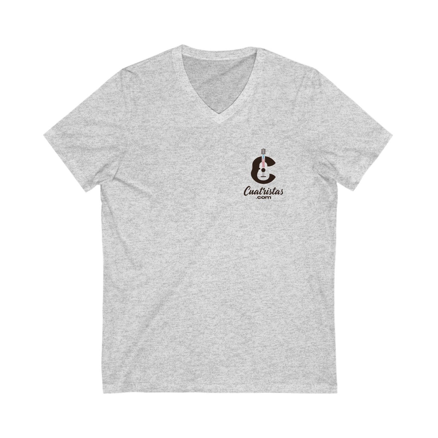 Unisex Jersey Short Sleeve V-Neck Tee