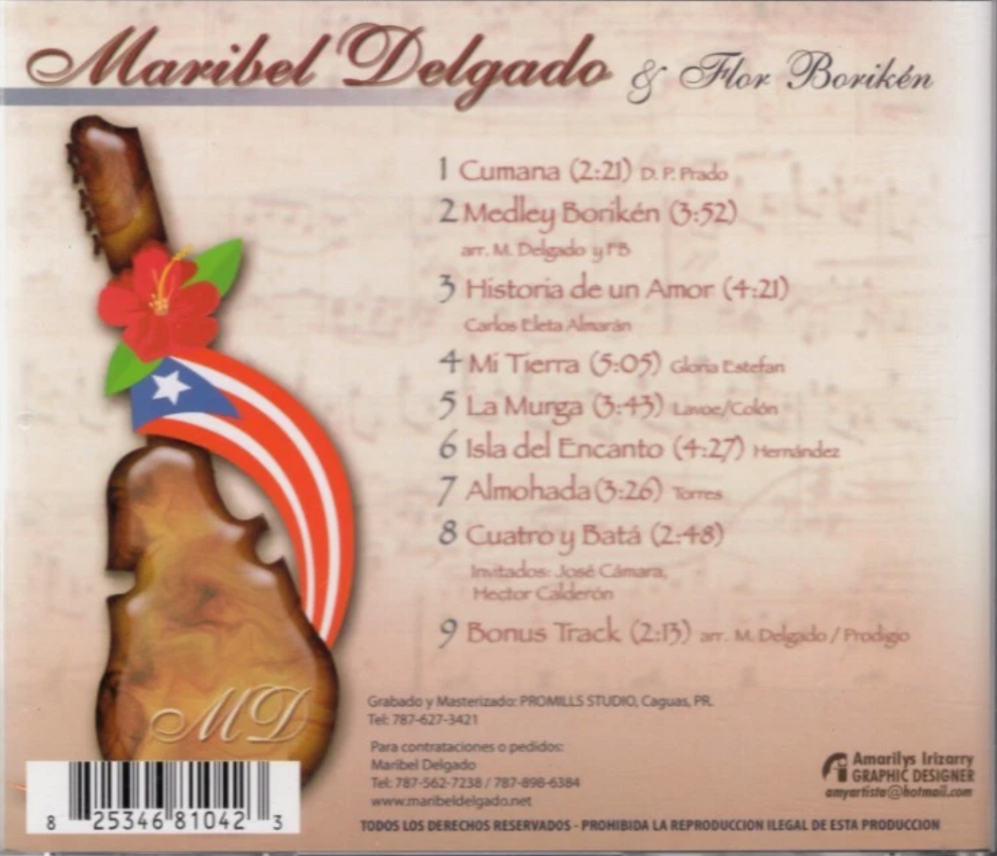 CD Maribel Delgado "A Solas con mi Cuatro"
